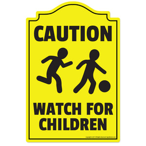 Watch For Children Vinyl Decal Sticker