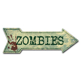 Zombies Arrow Sign