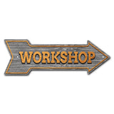 Workshop Arrow Sign