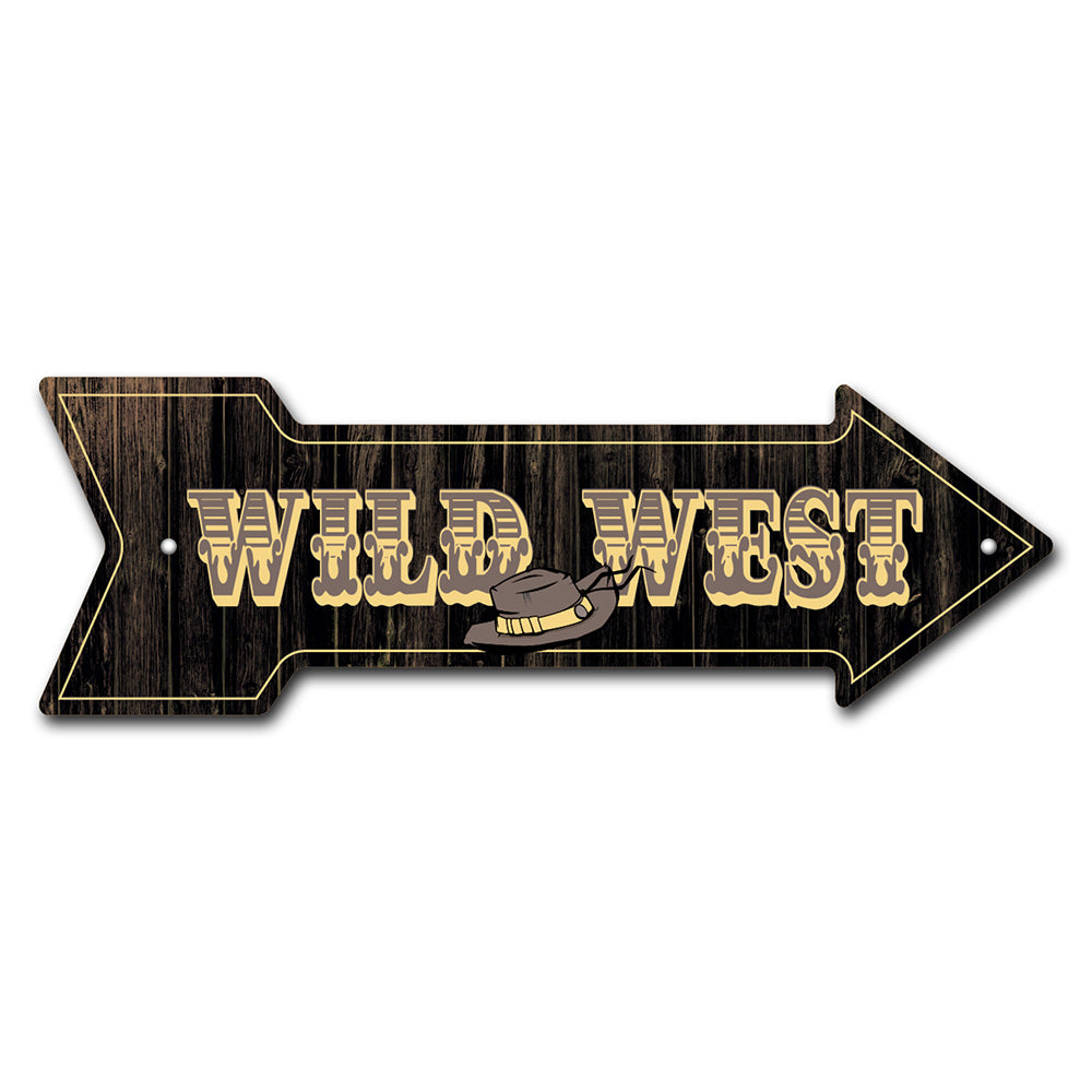 Wild West Arrow Sign