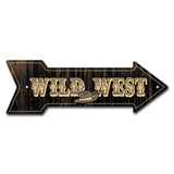 Wild West Arrow Sign