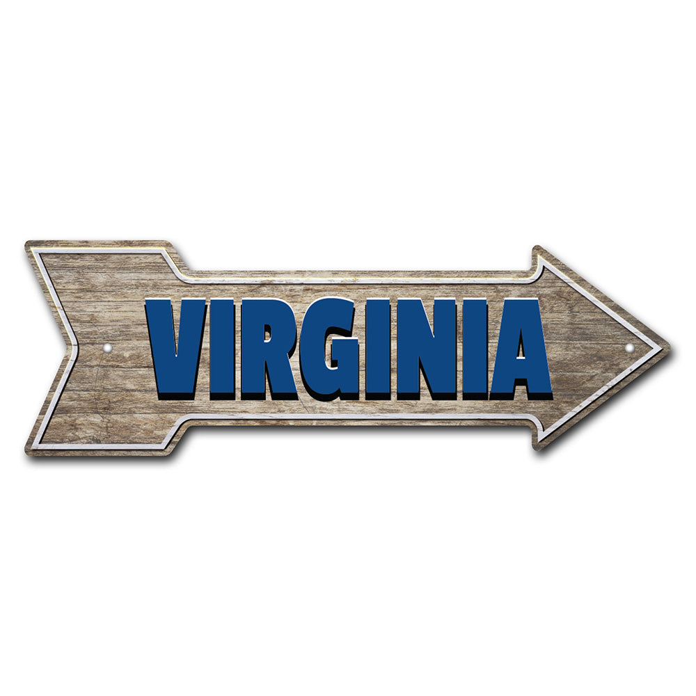 Virginia Arrow Sign