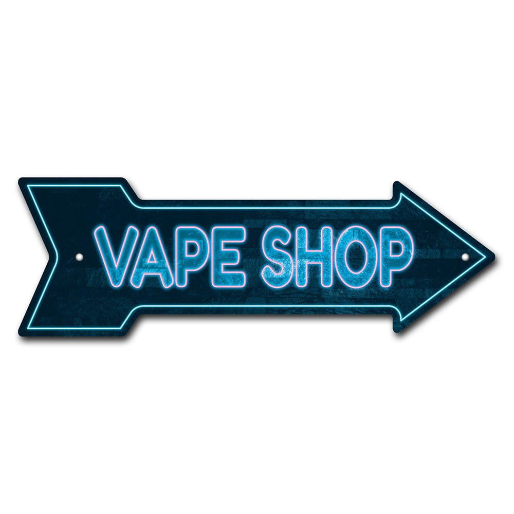 Vape Shop Arrow Sign