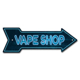 Vape Shop Arrow Sign