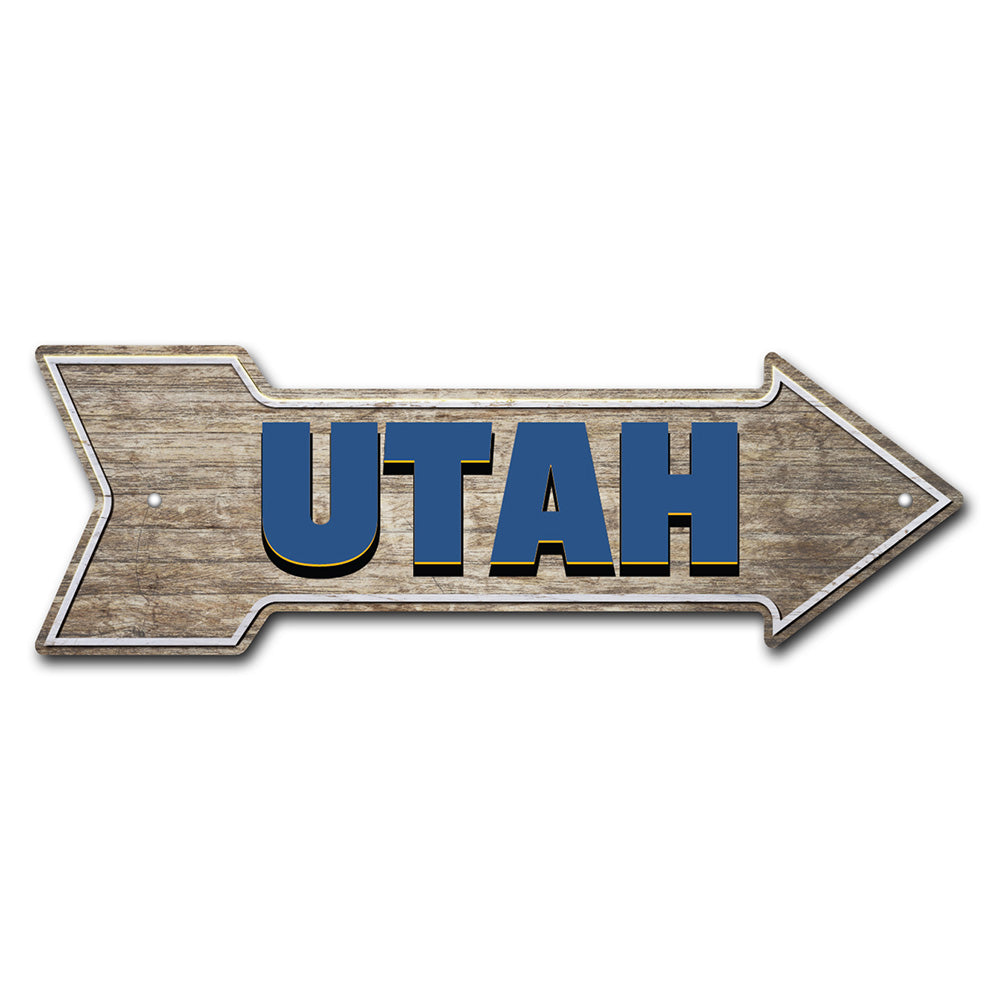 Utah Arrow Sign
