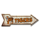 Tigers Arrow Sign