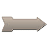 Tan Arrow Sign