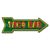 Taco Bar Arrow Sign