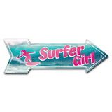 Surfer Girl Arrow Sign