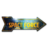 Space Force Arrow Sign