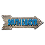 South Dakota Arrow Sign