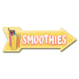 Smoothies Arrow Sign