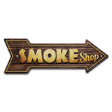 Smoke Shop Arrow Sign
