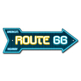 Route 66 Neon Arrow Sign