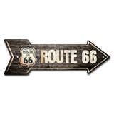 Route 66 (2) Arrow Sign