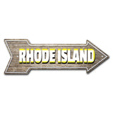 Rhode Island Arrow Sign