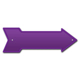 Purple Arrow Sign