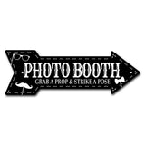 Photo Booth Arrow Sign