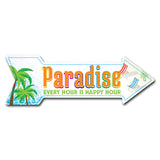 Paradise Arrow Sign