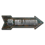 Oklahoma 66 Arrow Sign