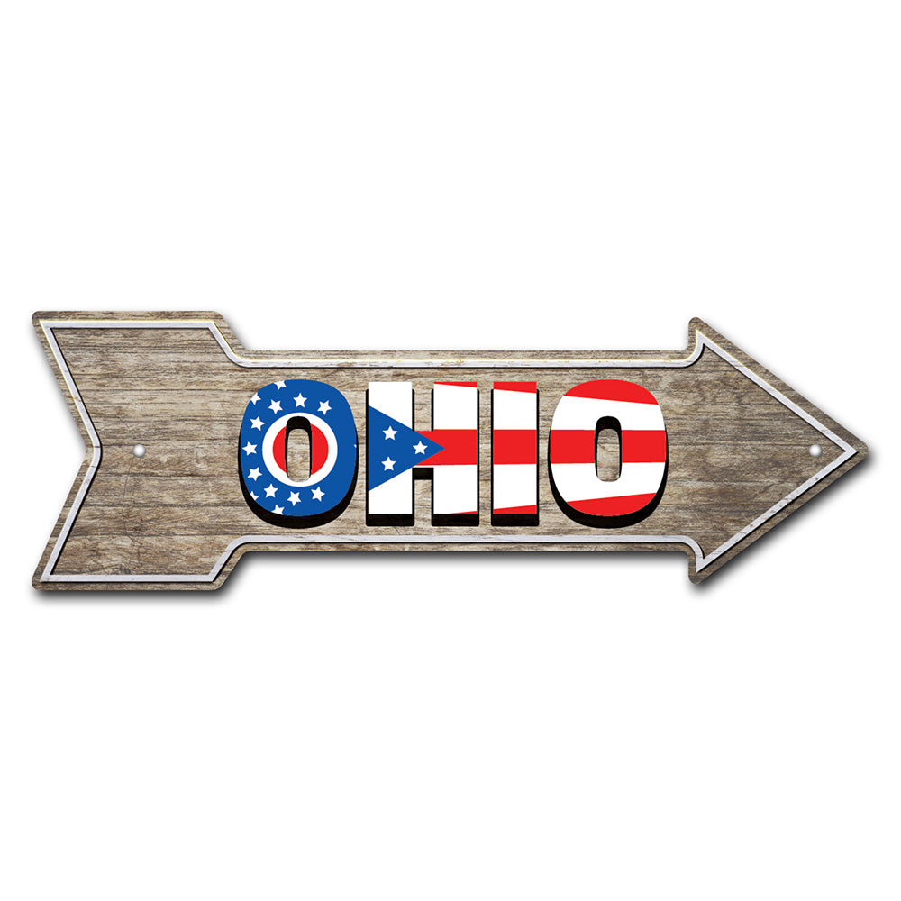 Ohio Arrow Sign