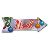 Noel Arrow Sign