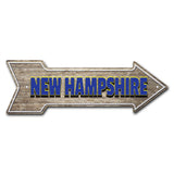 New Hampshire Arrow Sign