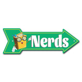 Nerds Arrow Sign
