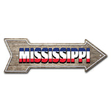 Mississippi Arrow Sign