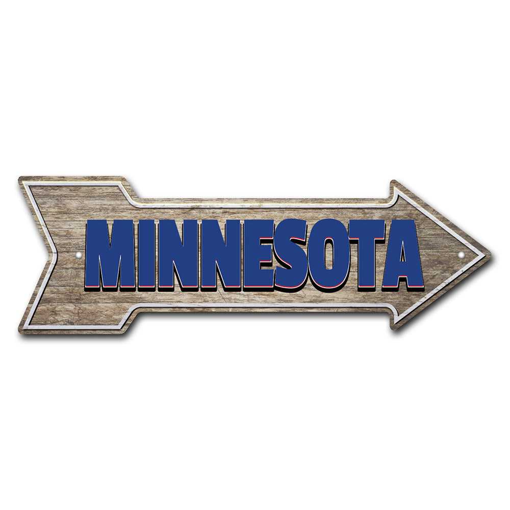 Minnesota Arrow Sign