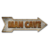 Man Cave 2 Arrow Sign