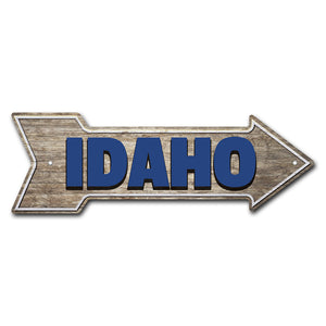 Idaho Arrow Sign