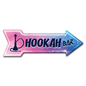 Hookah Bar Arrow Sign