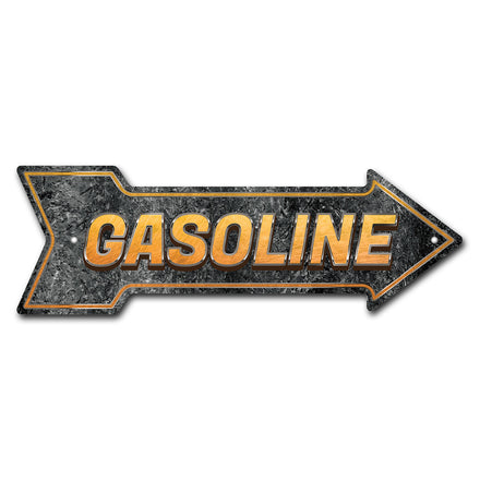 Gasoline Arrow Sign