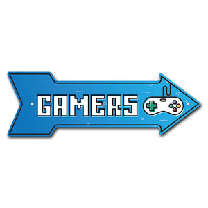 Gamers Arrow Sign