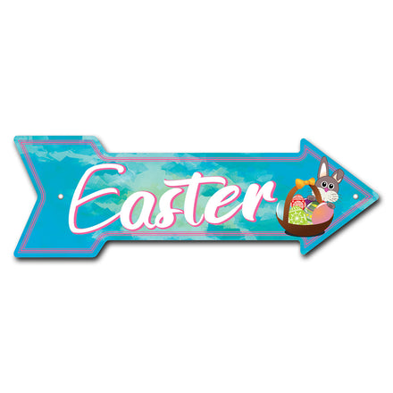 Easter Arrow Sign