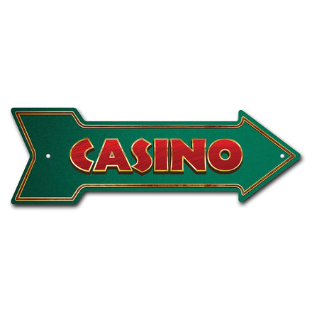 Casino Arrow Sign