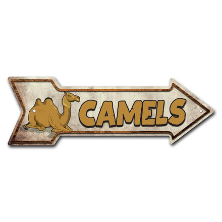 Camels Arrow Sign