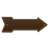 Brown Arrow Sign