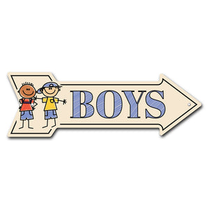 Boys Arrow Sign