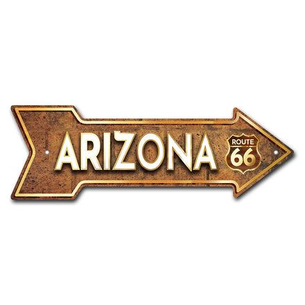 Arizona Route 66 Arrow Sign