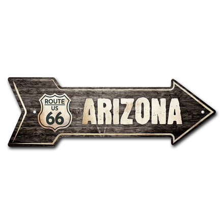 Arizona 66 (2) Arrow Sign
