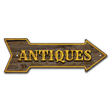 Antiques Arrow Sign
