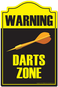 Darts Zone 3 pack of Vinyl Decal Stickers 3.3" X 5" |Decoration for Laptop Car Vinyl Decal Sticker