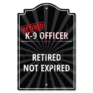 Retired K 9 Officer
