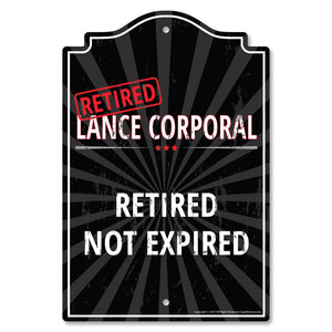 Retired Lance Corporal
