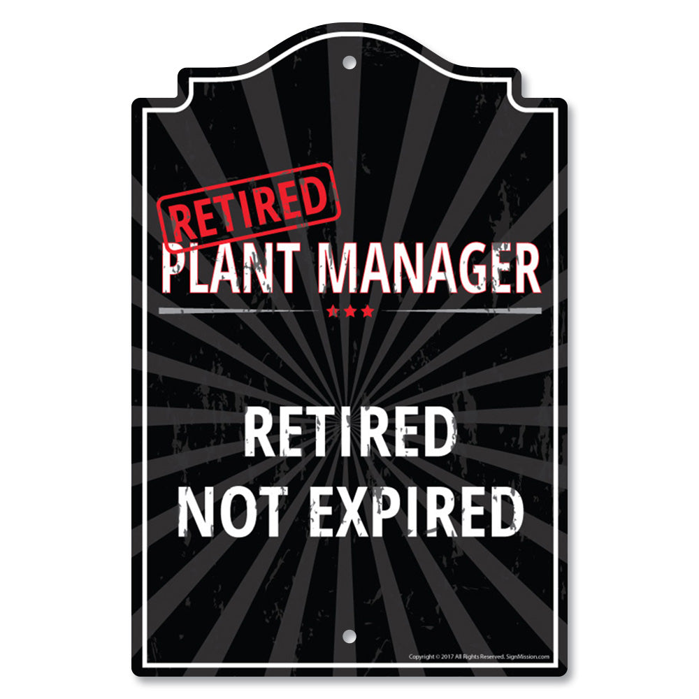 Retired Plant Manager