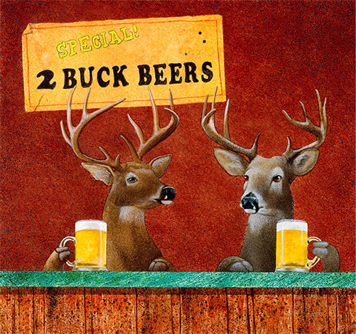 Two Buck Beers Vinyl Decal Sticker