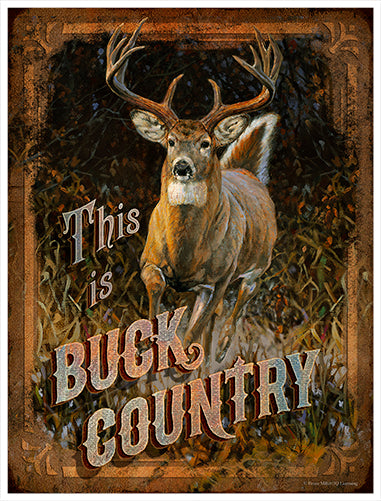 This Is Buck Country Novelty Sign