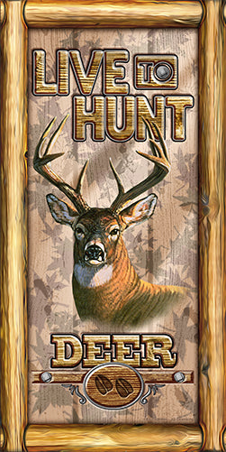 Live To Hunt Deer Vinyl Decal Sticker